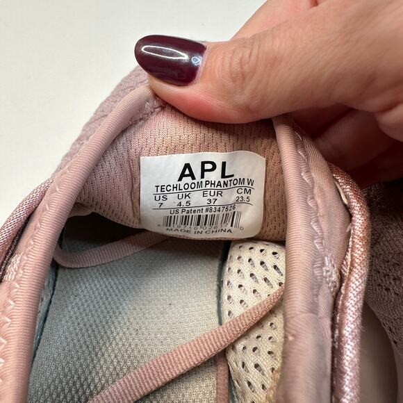 Athletic Propulsion Labs APL Techloom Phantom Chalk Beachwood Melange Sneakers - Picture 5 of 5